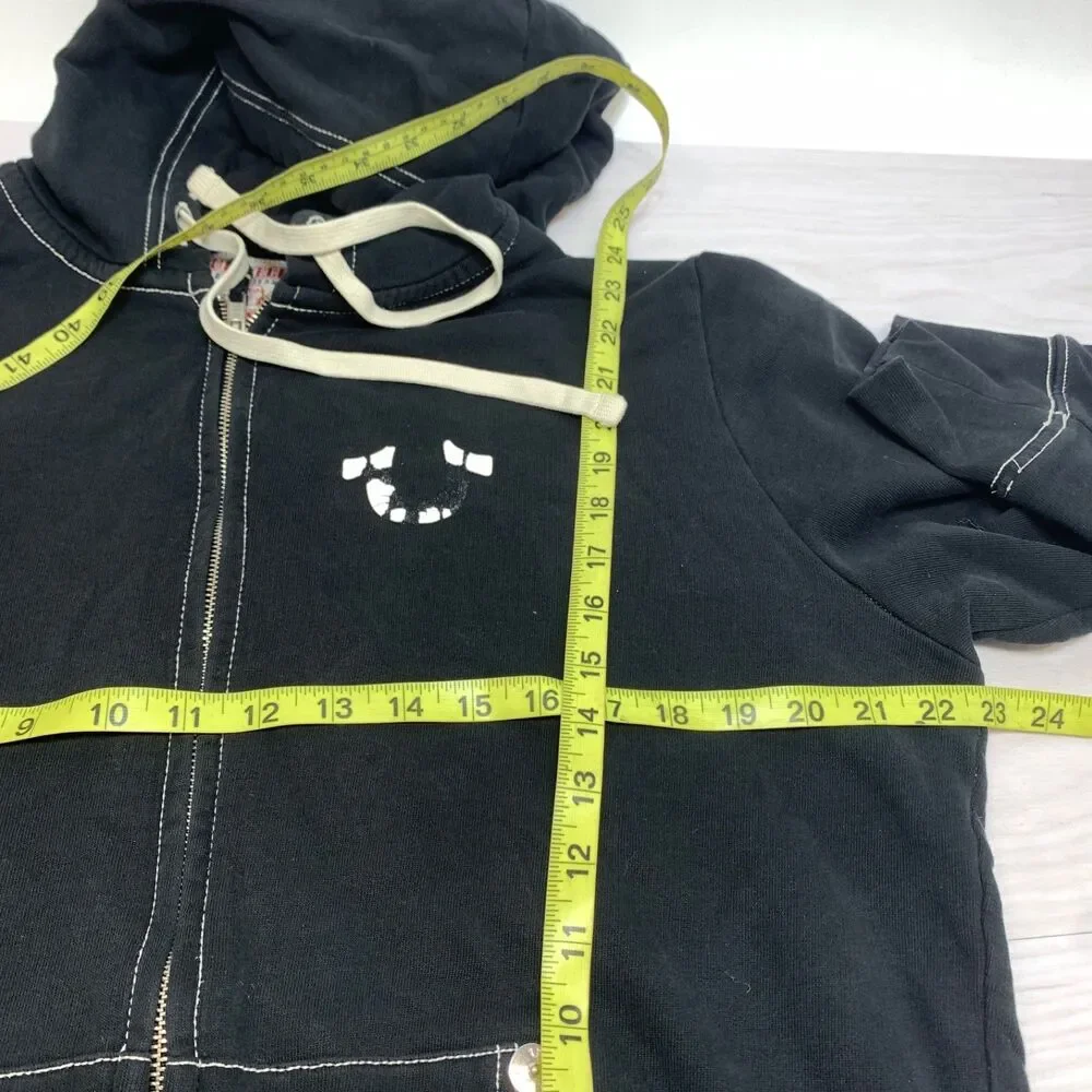 True Religion Sweatsuit‎ Men Hoodie Size Large Black